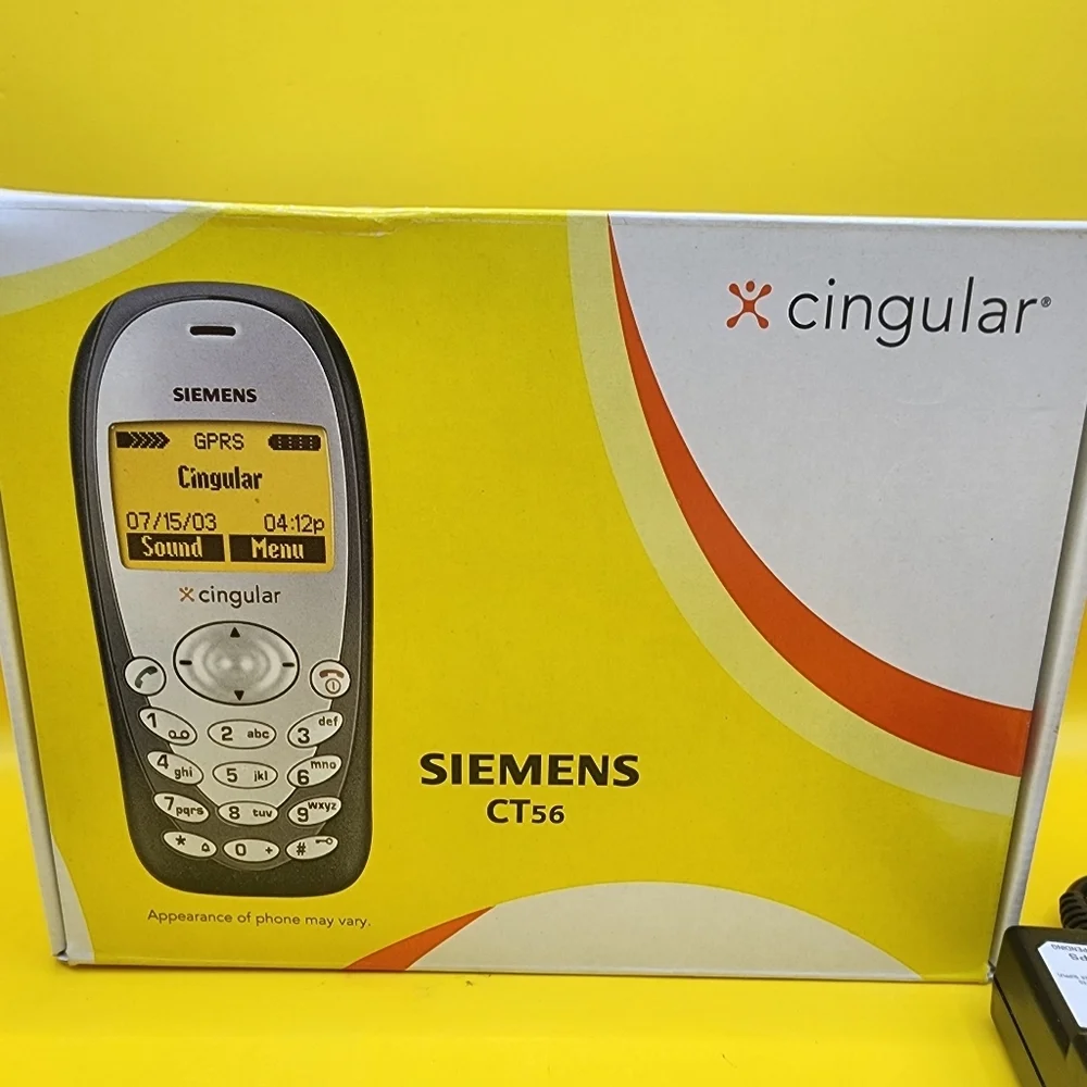 Cingular AT&T Siemens CT56 Cell Phone * Needs Battery-works Oklahoma Sooners
